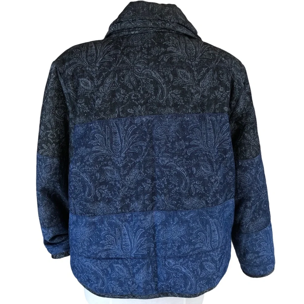 Pilcro & The Letterpress x Anthropologie Anna Colorblocked Puffer Coat - Picture 6 of 12